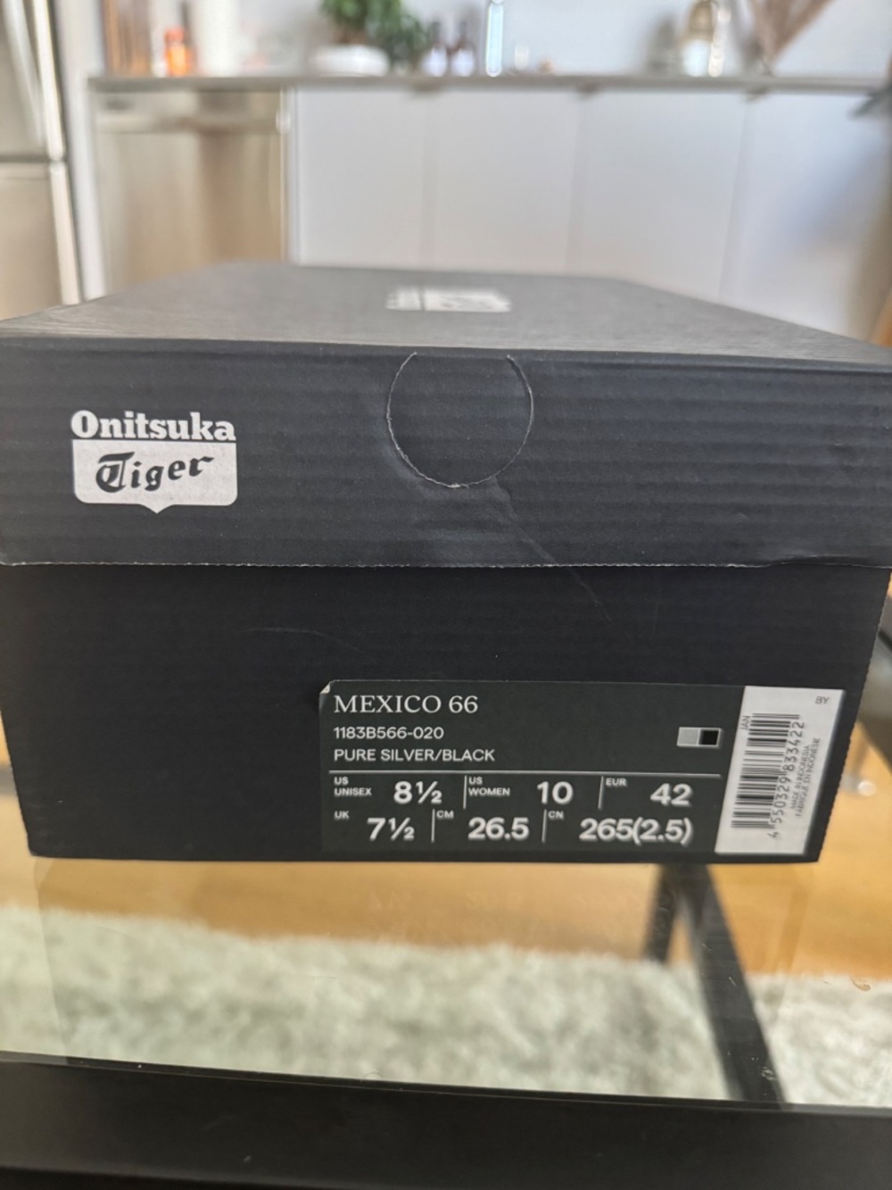 Onitsuka Tiger Mexico 66 | Silver & Black | *BRAND NEW* - Picture 5 of 8